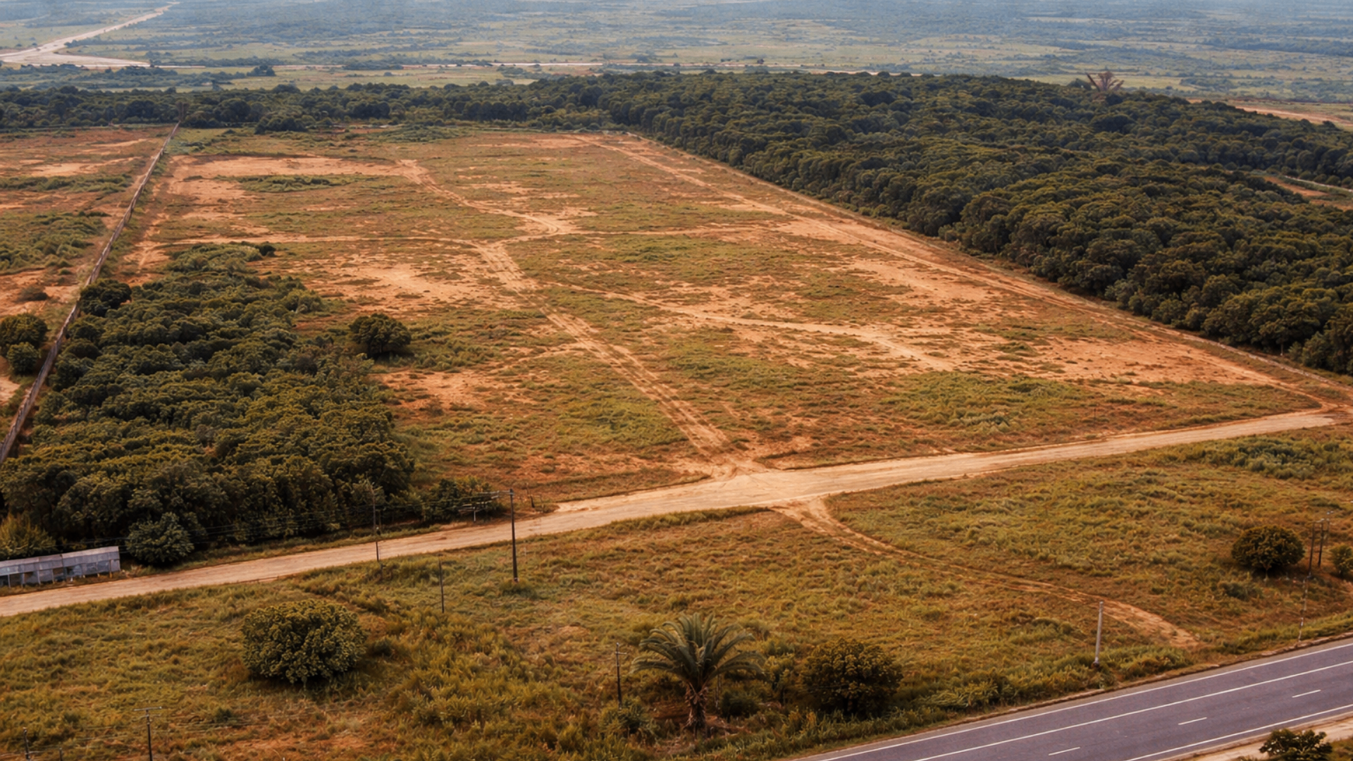 Terreno original onde a FICAMP começou a ser construída em Alhandra-PB